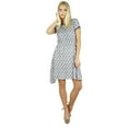 thumbnail image 1 of Bimba Women Printed Rayon Dress Casual Bohemian Clothing Shift Dress, 1 of 4