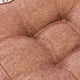 thumbnail image 4 of Nvzi Cojín de asiento de silla acolchado cuadrado de lino sintético, almohadillas de silla sólidas y suaves, cómodo para sentarse en la oficina, el hogar o el automóvil, 20 x 20 pulgadas, color café, 4 of 5