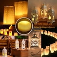 thumbnail image 4 of 2 Pack Halloween Pumpkin Lights with Remote and Timer Big Battery Operated LED Decorative Bright Flickering Flameless Candle Set Bulk for Jack-O-Lantern D?cor Party Home Christmas Decorations, White, 4 of 6
