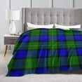 thumbnail image 4 of Super Soft Flannel Fleece Throw Blanke Tartan Lightweight Fuzzy Blanket for Couch Sofa Bed Office, Plush All Season 80x60 Inch, 4 of 8