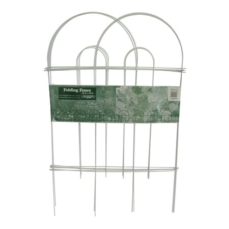32 in. White Wire Folding Fence (50-Pack)