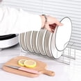thumbnail image 3 of Stainless Steel Kitchen Organizer Dish Rack Household Kitchen Drainage Rack Cooking Dish Pan Cover Stand Kitchen Accessories, 3 of 9
