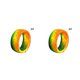 thumbnail image 2 of Qarigey Moda Punk luminoso que brilla en la oscuridad banda de boda anillos fluorescentes para mujeres joyería hombres regalo Type1 NO1, 2 of 6