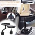 thumbnail image 1 of Bandeja para Coche, Mesa de Comedor de Viaje Multifuncional, Soporte para Café y Hamburguesas, Soporte para Teléfono Móvil, Fácil Instalación, Compatible con Cualquier Vehículo, Portátil, Ab, 1 of 7