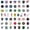 A002- B, variant on Soccer 50 Pack Waterproof Vinyl for Water Bottles Sports Soccer Party Favors Soccer Gifts 2.5X2.5 Inch Decor for Soccer Birthday Party Decorations Football for Student Teens