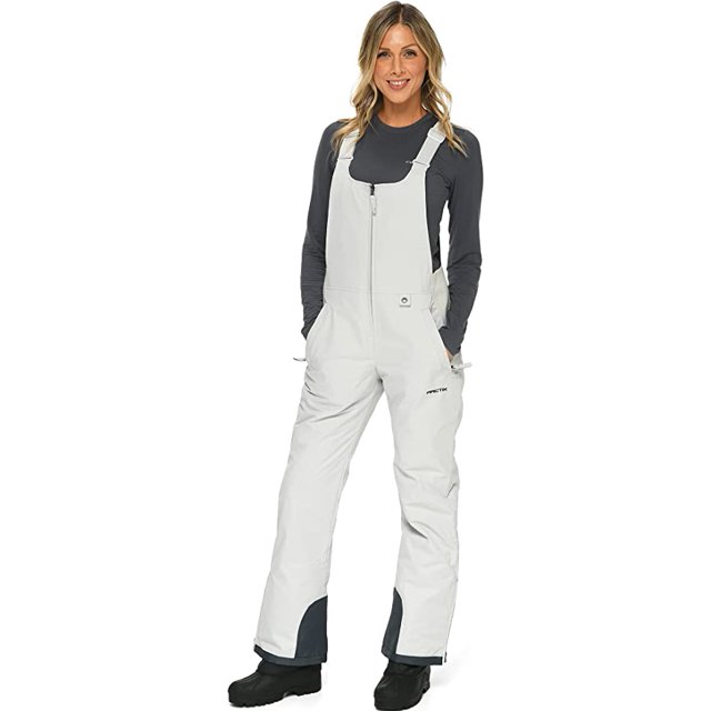 Arctix Women's Essential Bib Overall Quiet Grey Large
