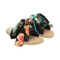 thumbnail image 1 of Sandalia De Piso Para Mujer Color Negro Y Listón Multicolor Platonia AMANDA-01-NEGRO, 1 of 5