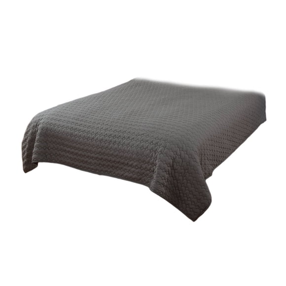 Edredón Rizzy Home BT1801 Poliéster 229x234 cm Gris Geométrico