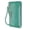Turquoise, variant on Wrangler Long Wallet for Women RFID Blocking Large Capacity Clutch Purse Wristlet Card Holder with Zipper, Turquoise