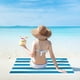 thumbnail image 5 of Accesorios de baño Toalla de playa Toallas de playa de microfibra Toallas de viaje ligeras y secas para arena para adultos Mujeres Hombres Niños Toallas de playa de poliéster, 5 of 7