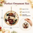 thumbnail image 5 of 6Pcs Christmas Wooden Ornaments DIY Pearl Diamond Painting Kit, Handmade Xmas Tree Decor for Holiday Craft Projects 08, 5 of 6