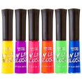 thumbnail image 1 of Splashes & derrames Brillo de labios con luz negra UV - Paquete variado de 6 colores 3,7 g - Maquillaje para discotecas o disfraces de día o de noche, 1 of 5