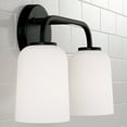 thumbnail image 7 of Capital Lighting 148821MB-542 Lawson 2 Light 14" Wide Vanity Light - Black, 7 of 7