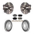 thumbnail image 1 of Transit Auto Ensemble de Roulement de Moyeu avant Rotors de Frein à Disque Enduits et Tampons Semi-Métalliques pour Voiture Mini Cooper Countryman Paceman KBB-116912, 1 of 11