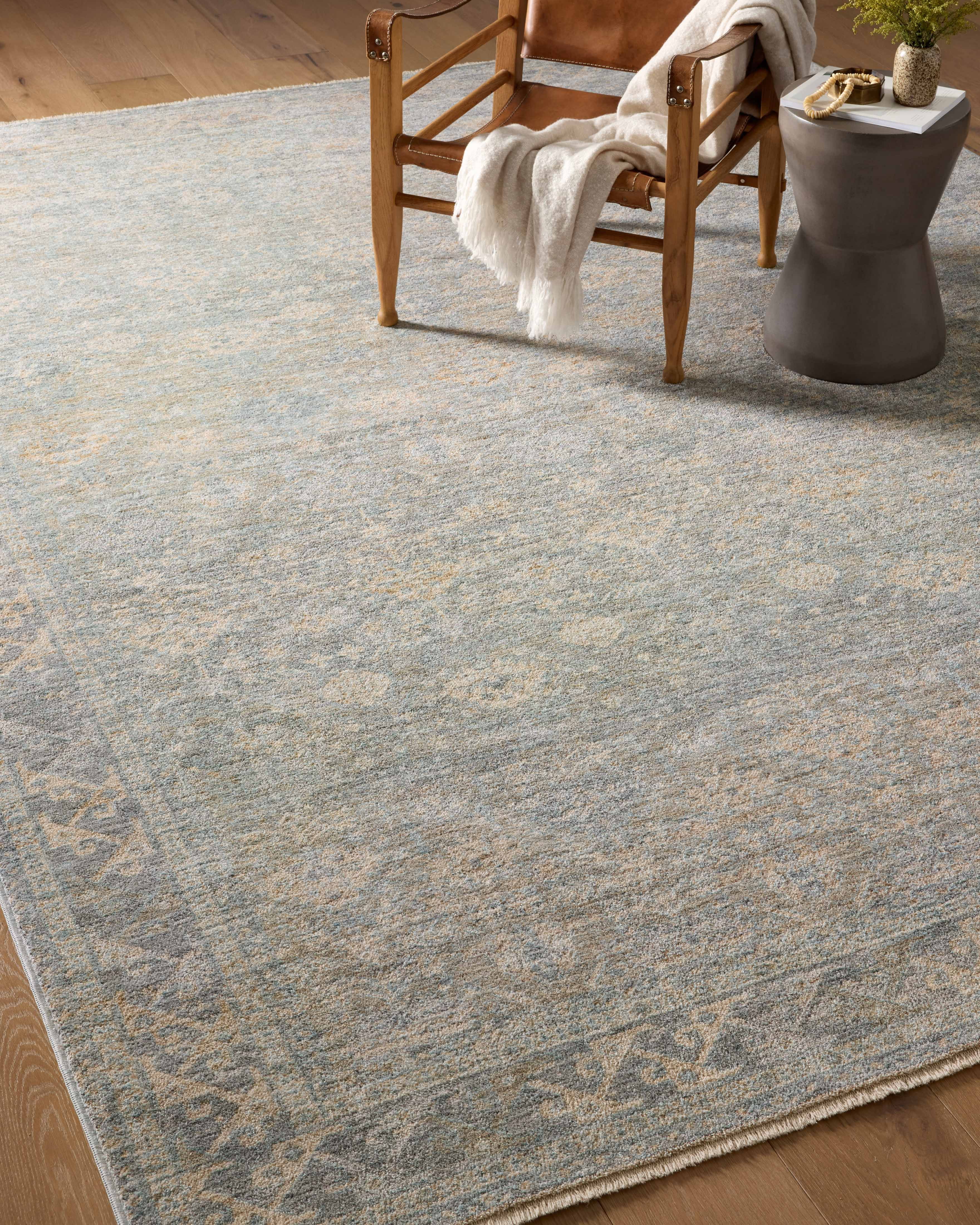 Angela Rose x Loloi Blake Sky / Beige 6'-7" x 9'-10" Area Rug