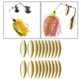 thumbnail image 3 of 20x Señuelos Cuchillas giratorias DIY Fabricación Sunnimix cuchillas de spinner de pesca, 3 of 8