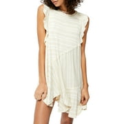 Free People Womens Juniors' Between The Lines T-Shirt Dress