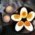 thumbnail image 3 of Silicone Egg Poacher Cups Non-Stick Boiler Tray for Hard Boiled Eggs Cooking Kitchen Gadget (13x13x12.5cm), 3 of 7