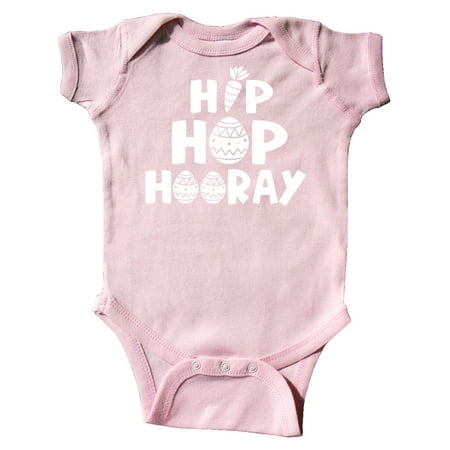 

Inktastic Easter Hip Hop Hooray with Eggs and Carrot Gift Baby Boy or Baby Girl Bodysuit