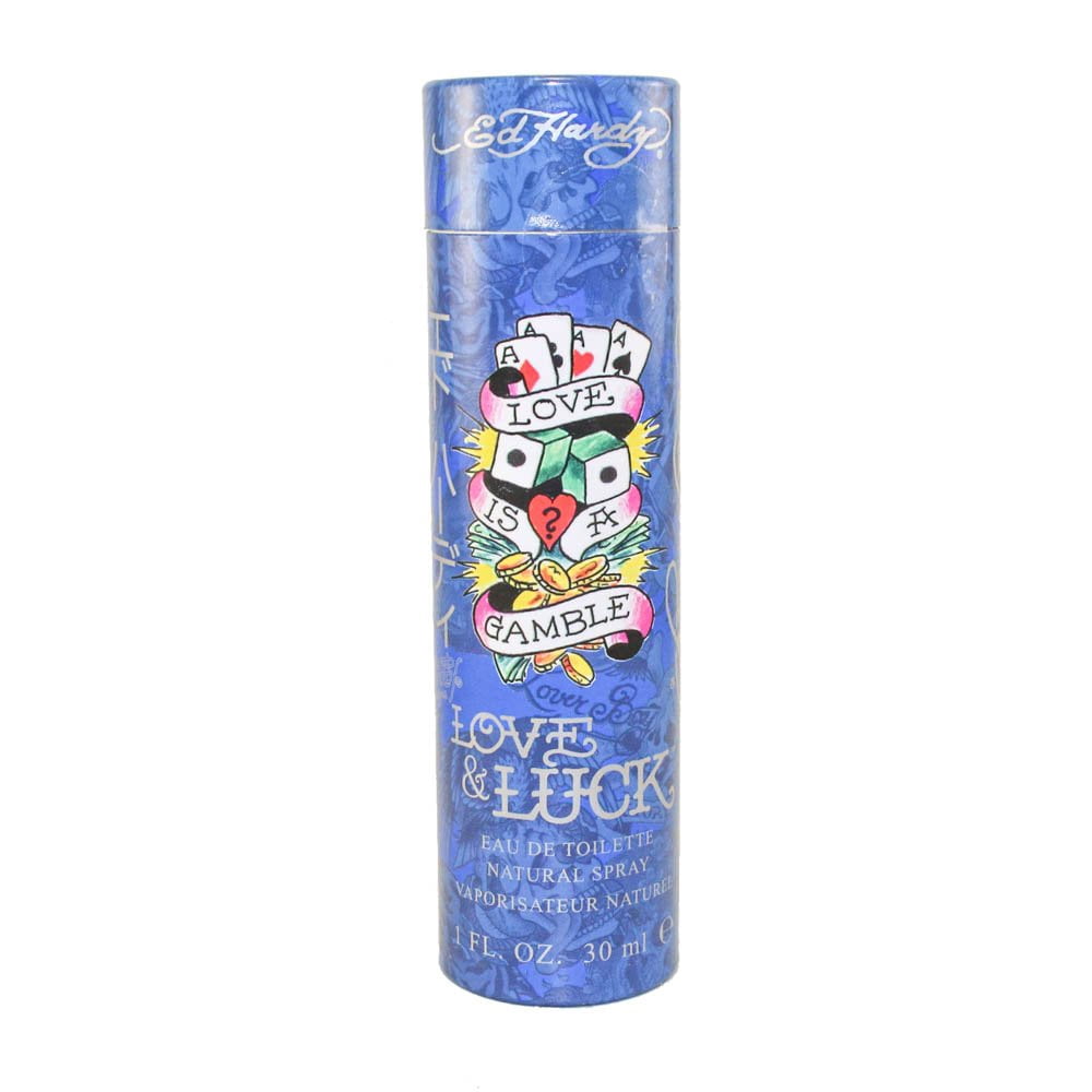 Ed Hardy Love and Luck Eau de Toilette Spray for Men, 1.0 oz