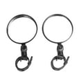 thumbnail image 1 of Graflsoa Quick-Install Rearview Mirrors for Scooters and Bikes - Durable, Impact-Resistant, Universal Fit for 16-35mm Handlebars, 2-Pack, Black, 1 of 6