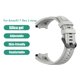 thumbnail image 4 of Ygjytge Correa reloj silicona con correa reloj herramientas para Amazfit T-Rex 2 A2169 (gris), 4 of 9