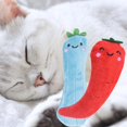 thumbnail image 4 of Juguete para gatos Xeyise con forma de verdura y dientes molares de peluche que chirría para gatos, 4 of 8