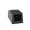 Black, variant on Single Mini-Com 1-Port Lp Surface Mount Box