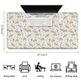 thumbnail image 5 of Long Mouse Pads for Desk,White Cartoon Unicorn Rainbow Crown Cake Desk Mats on Top Of Desks, Desk Mouse Pad Extra Large with 3mm Non-Slip Base and Stitched Edge for Gaming,Work,Home 47.3"x23.6", 5 of 5