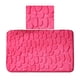 thumbnail image 3 of Alfombra para inodoro Hogar Hotel Baño Absorción de agua Alfombra antideslizante Alfombra de área de fibra química, Rosa roja, 40x60cm Yuarrent HA001838-04, 3 of 6