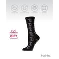 thumbnail image 6 of MeMoi Sweet & Scary Black Cat Halloween Crew Socks - Womens - Female, 9-11, Black, 6 of 7