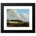 thumbnail image 2 of Jacob van Ruisdael 14x12 Black Modern Framed Museum Art Print Titled - View of Grainfields with a Distant Town (circa 1670), 2 of 5
