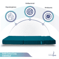 thumbnail image 3 of Sofá Cama Plegable - Individual -Verde Petróleo- Memory Foam SOFA CAMA COZY, 3 of 10