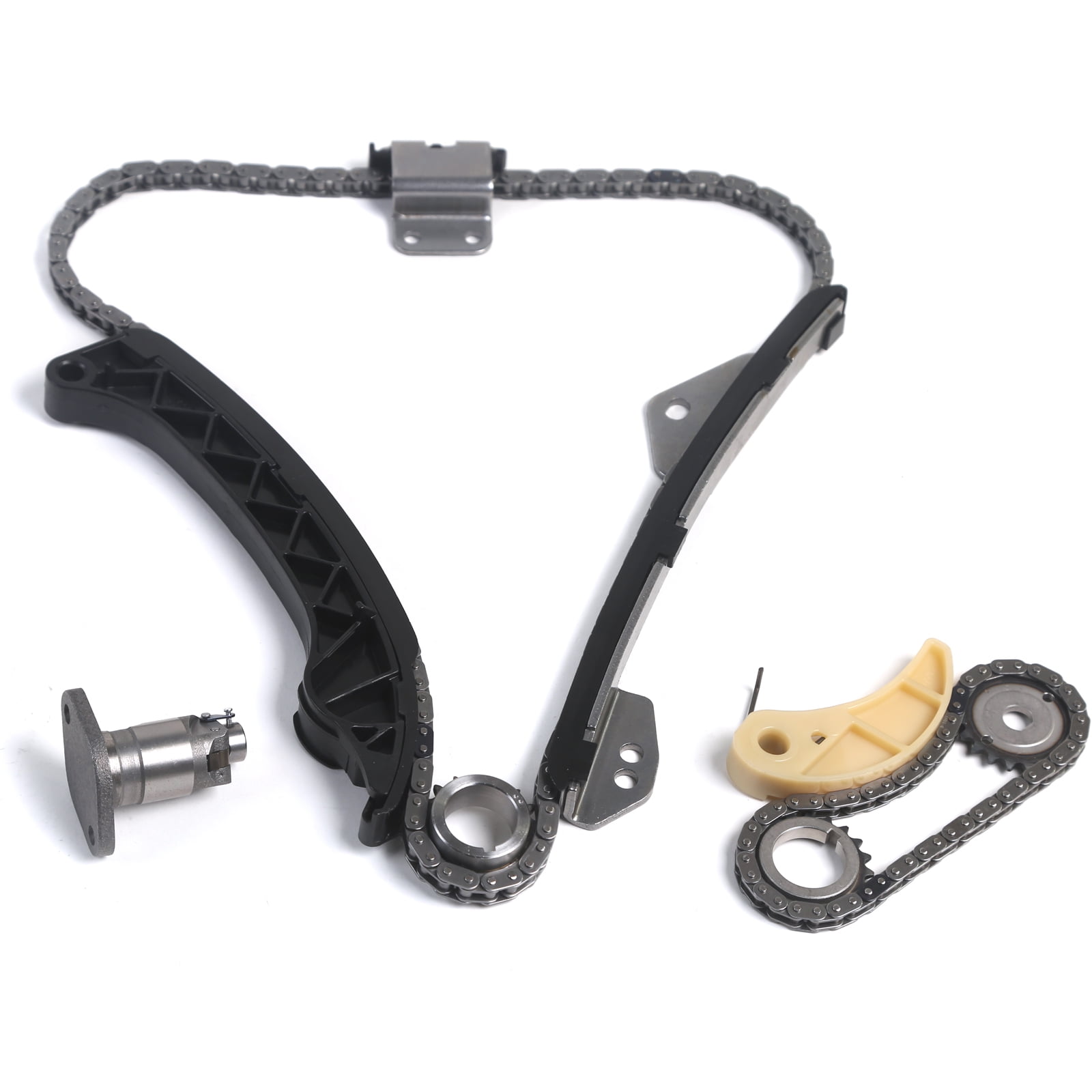 MOCA AUTOPARTS Timing Chain Kit with Water Pump VVT Sprocket Set Intake Exhaust Variable Timing Solenoid Fit for 2009-2017 Toyota Corolla & 2009-2010 Pontiac Vibe & 2008-2014 Scion xD