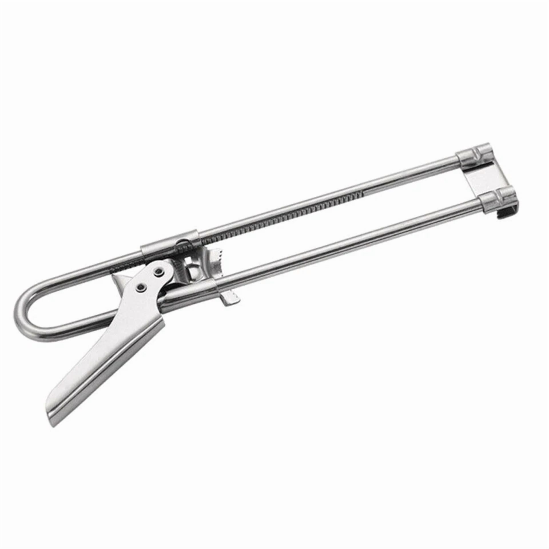 CRESTIN- Stainless Steel Adjustable Can Opener Handle Tool Jar Bottle Lid Remover Tool