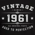 thumbnail image 3 of CafePress - Vintage 1961 Aged To Perfection Men's Classic T Sh - Men's Fitted T-Shirt, 3 of 4
