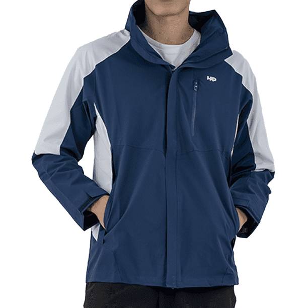 Chamarra Rompevientos Impermeable Para Hombre Color Azul Talla