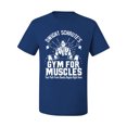 thumbnail image 2 of Dwight Schrute's Gym for Muscles Pop Culture Men's Graphic T-Shirt, Royal, X-Large, 2 of 3