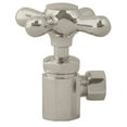 thumbnail image 3 of Westbrass Console Sink Supply Line Kit with P-Trap, Flanges and Cross Handles, Satin Nickel, 3 of 7