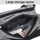 thumbnail image 4 of Riñonera para hombres y mujeres, riñonera impermeable con correa ajustable para viajes, deportes, correr, gris claro, 4 of 5