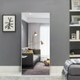 thumbnail image 2 of Full Length Floor Mirror Wall Mounted Rectangle Silver 47"x21", 2 of 9
