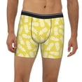 thumbnail image 2 of Men'S Boxer Briefs, Cute Yellow Pineapple Soft And Breathable Mens Underwear Boxer Briefs With Widen Waist, 2 of 2