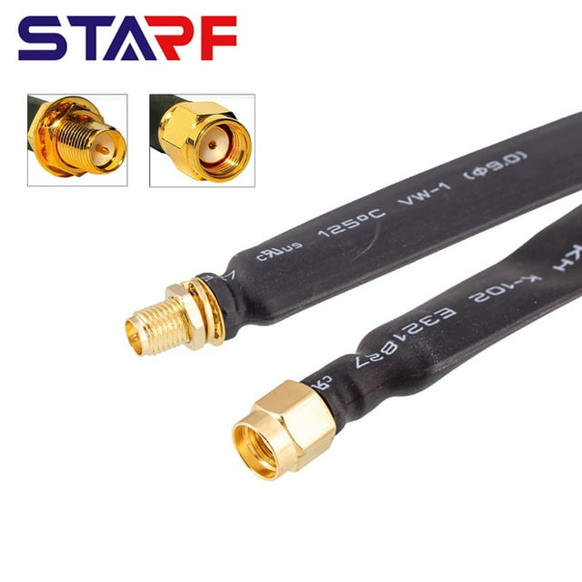 Helium Hotspot Miner Antenna Lora Flat-Window Door Feed Thru Coaxial Cable 80cm Generator Sdr Receiver Generators Fnirsi Tools