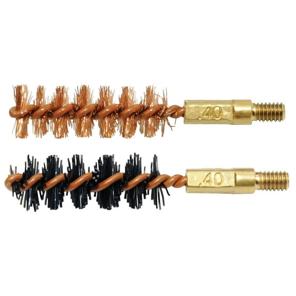 Otis Technologies 2 Pack Bore Brush 40Cal/10MM Bronze/Nylon - FG-341-NB