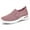 Pink, variant on LASUDRAA Womens Walking Shoes Breathable Mesh Casual Shoes for Seniors