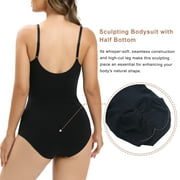 SHAPERX Brief Shapewear for Women Tummy Control Body Shaper Seamless Sculpting Bodysuit