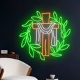thumbnail image 2 of Handmadetneonsign Cross With Sash Neon Sign, Easter Cross Led Light, Wall Art, Wall Decor, 2 of 5