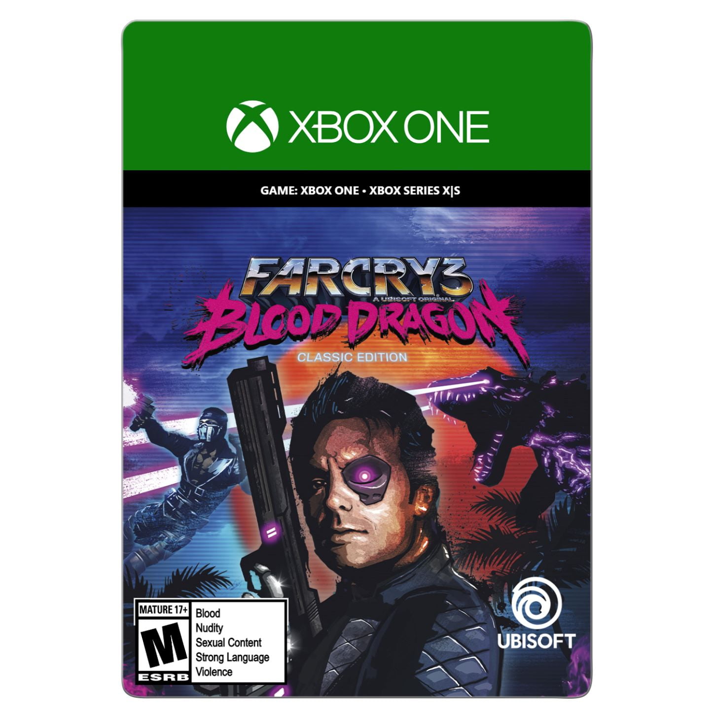 stad Bedrog Maak een naam Far Cry® 3 Blood Dragon: Classic Edition, Ubisoft, Xbox One, Xbox Series  X,S, [Digital], 72970 - Walmart.com