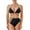 Black, variant on Otvok Sexy Bikinis for Women 2 Piece Bikini Spaghetti Strap Swimsuits Solid Color Swimwear Triangle Bathing Suit
