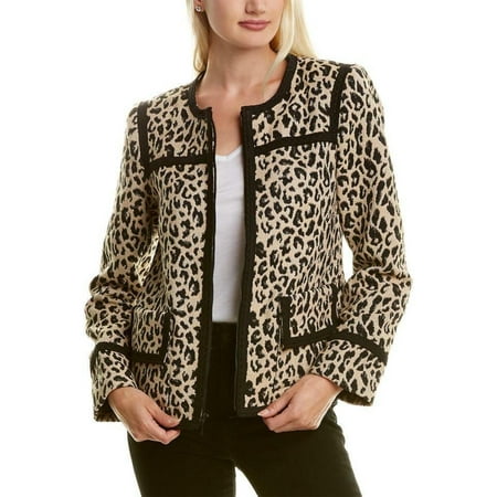 Nanette Lepore Love Me Leopard-Print Jacket